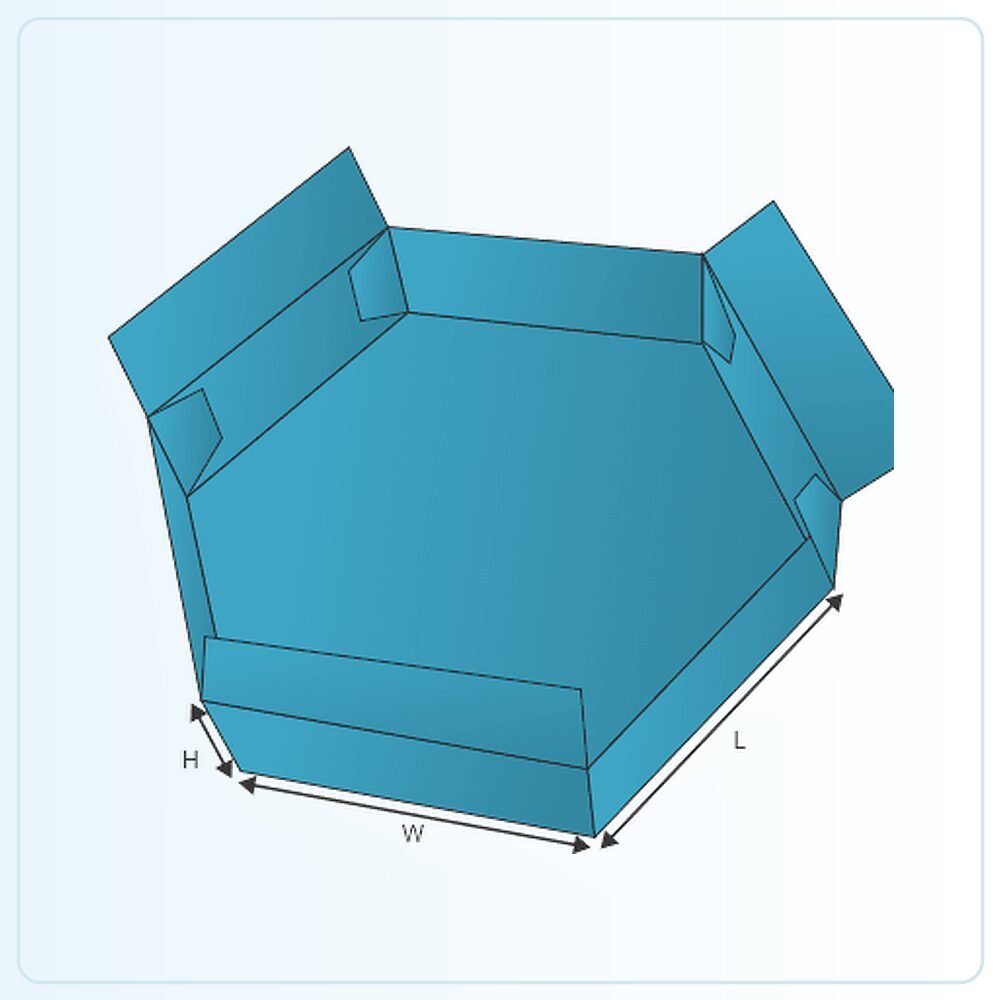 Hexagon Tray Boxes