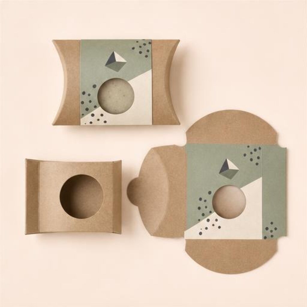Kraft Paper Pillow Soap Boxes
