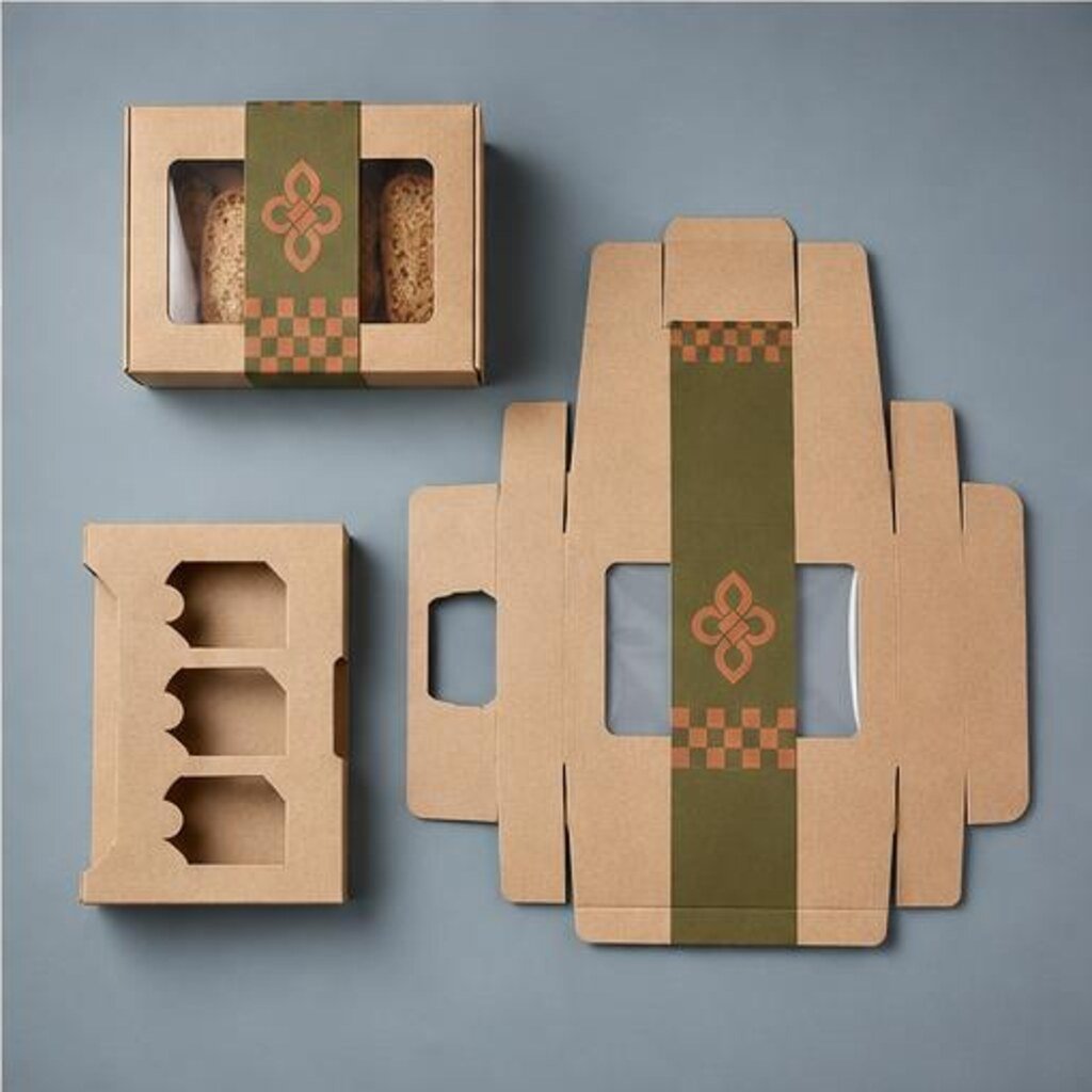 Kraft Window Packaging Boxes
