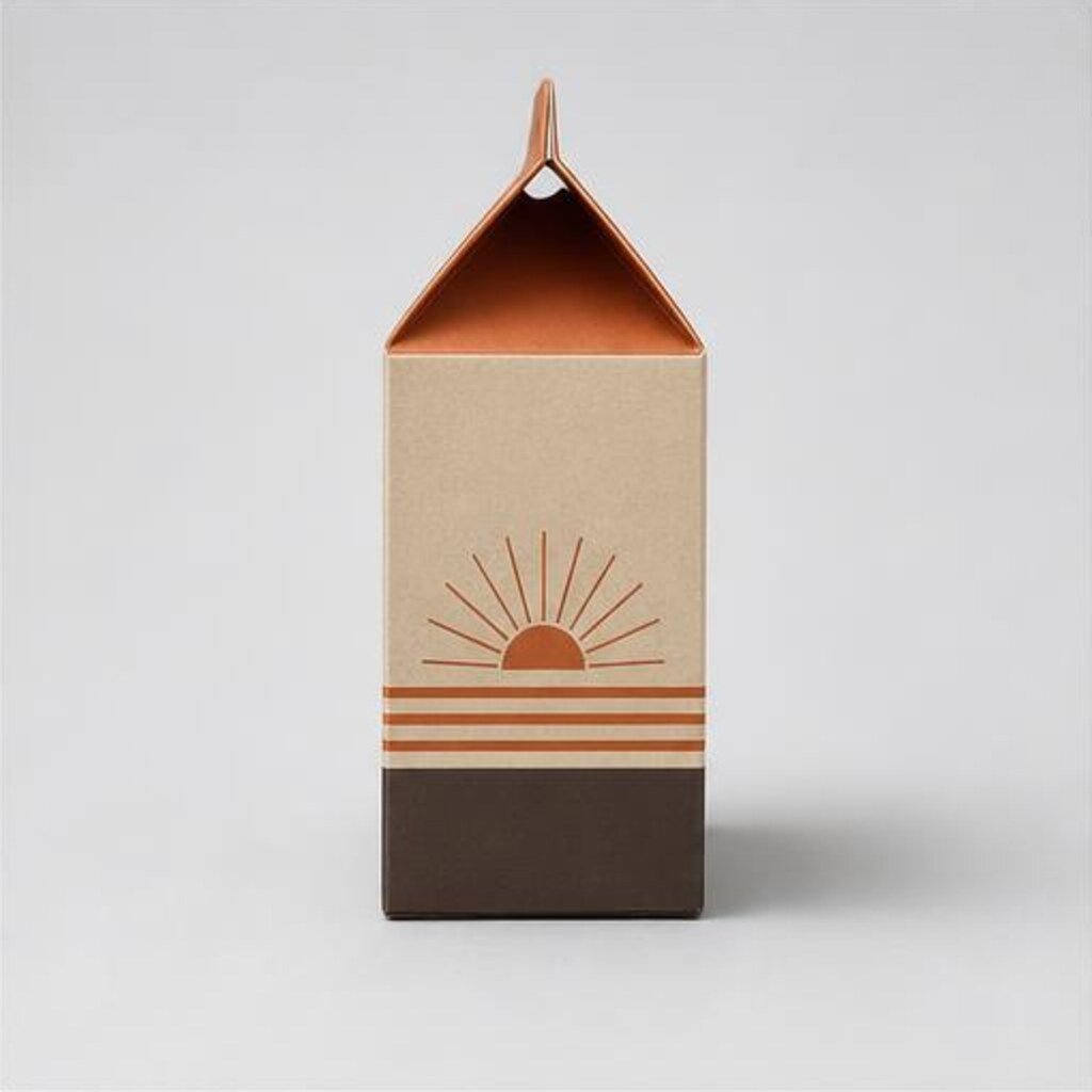 Milk Carton Shaped Gift Boxes