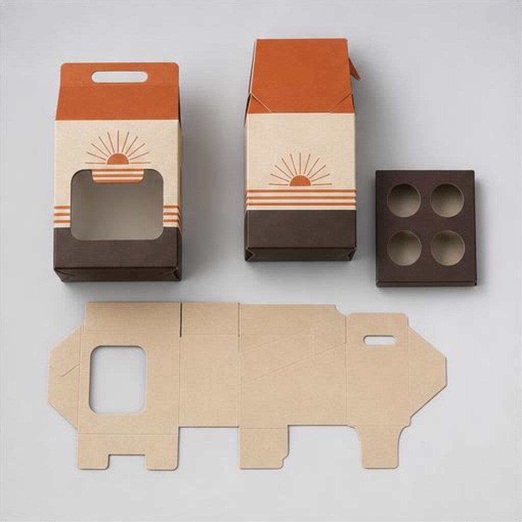 Milk Carton Shaped Gift Boxes