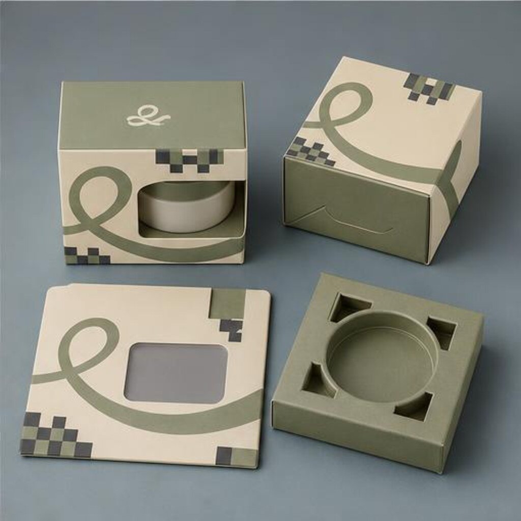 Printed Cream Packaging Boxes