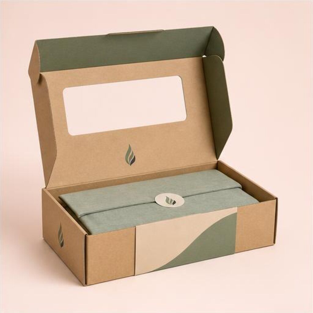 Printed Kraft Apparel Packaging Boxes