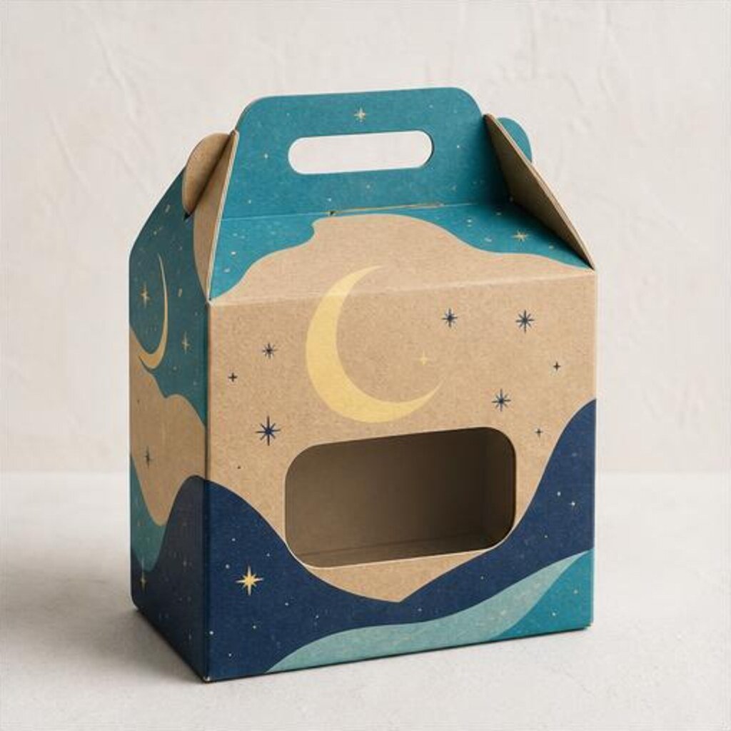Printed Kraft Display Packaging Boxes