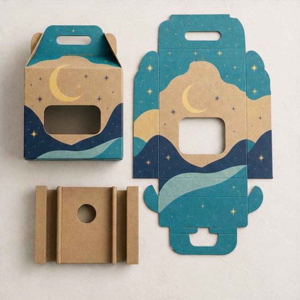 Custom Printed Kraft Display Boxes