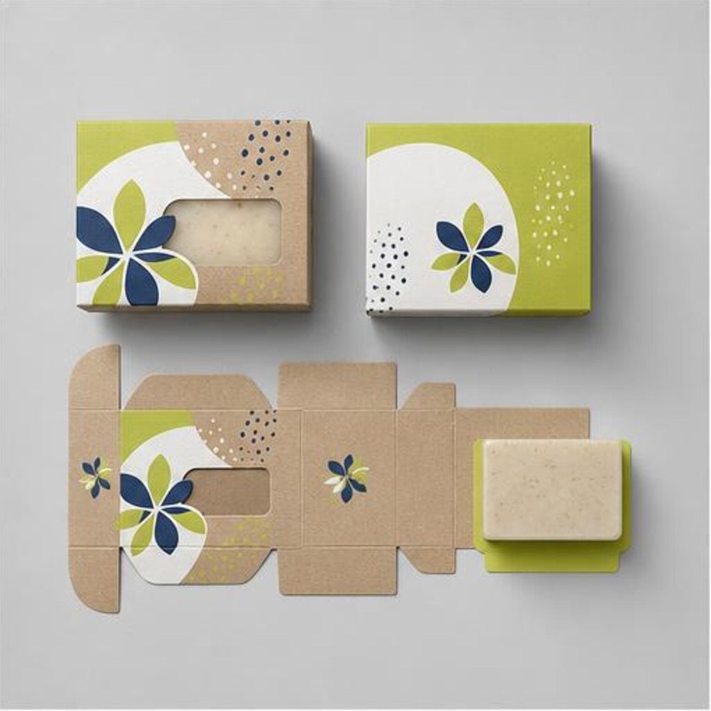 Printed Kraft Soap Packaging Boxes