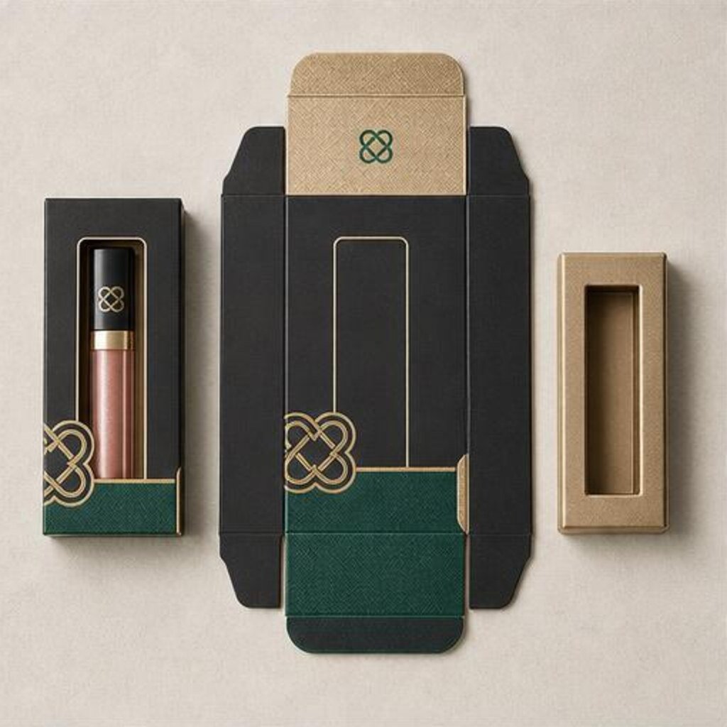 Printed Lip Gloss Packaging Boxes