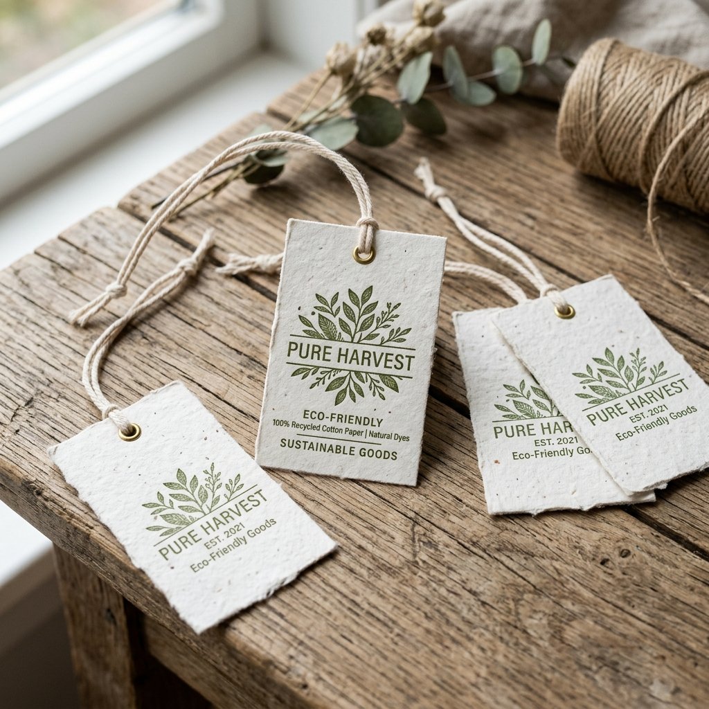 Recycled Eco-Friendly Swing Tags Swing Ticket Sample