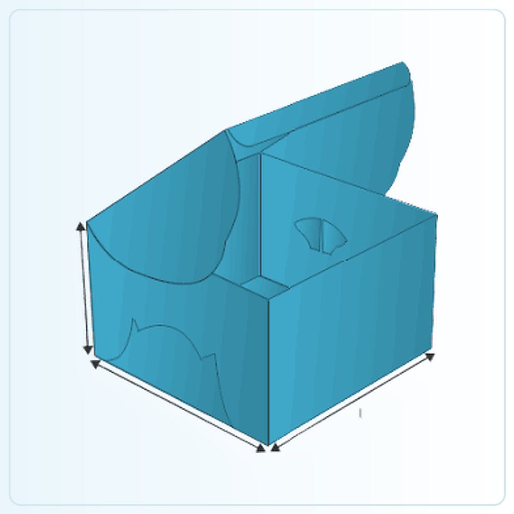 Self-Lock Cake Packaging Boxes