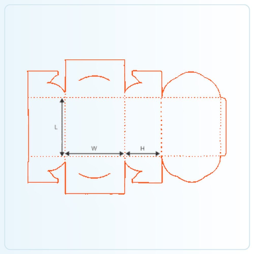 Self-Lock Cake Packaging Boxes