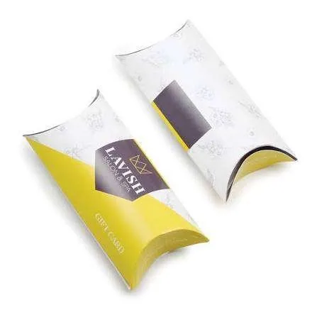 Fancy Paper Pillow Boxes view 4