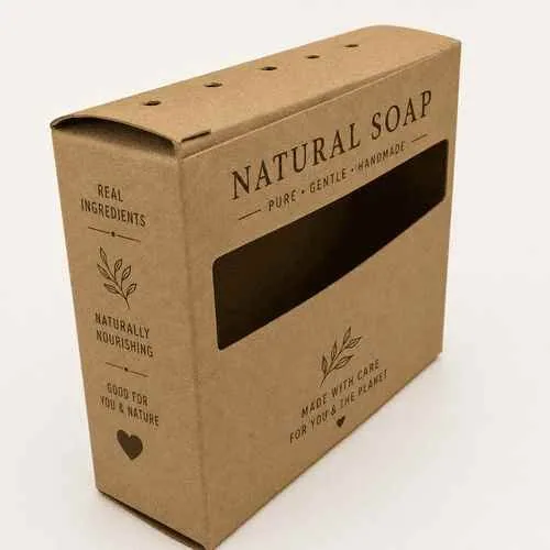 Kraft Soap Packaging Boxes view 2