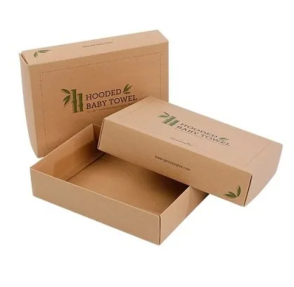 Printed Kraft Apparel Packaging Boxes