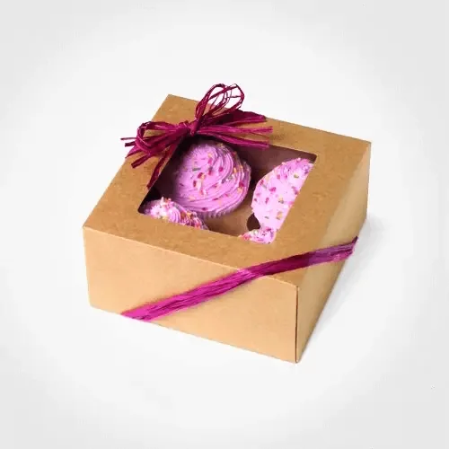 Simple Cupcake Box with Lid