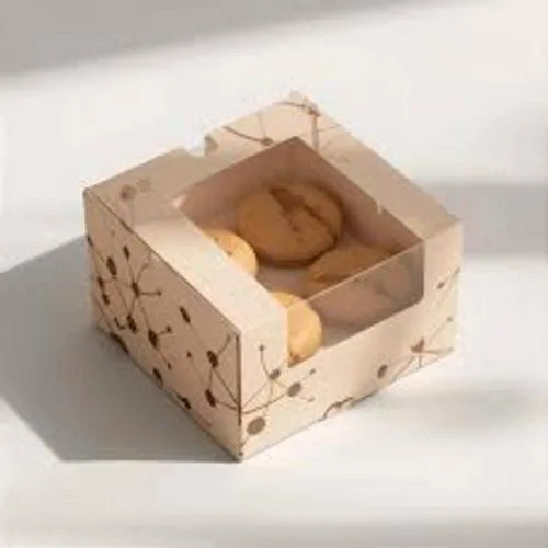 Window Dessert Packaging Boxes view 1