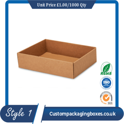 Cardboard tray sample #1