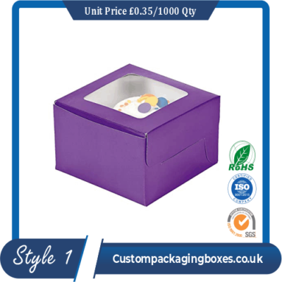 Simple Cupcake Box With Lid sample #1