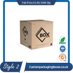 Square shipping boxes sample #2