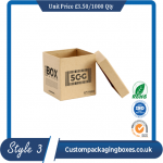 Square shipping boxes sample #3