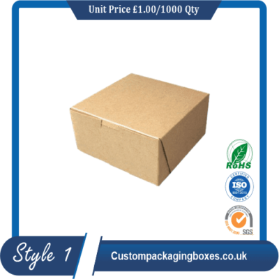 Custom Kraft Cake Boxes sample #1