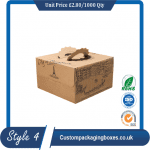 Custom Kraft Cake Boxes sample #4