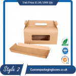 Custom Kraft Gable Packaging Boxes sample #2