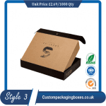 Custom Kraft Logo Shipping Boxes sample #3