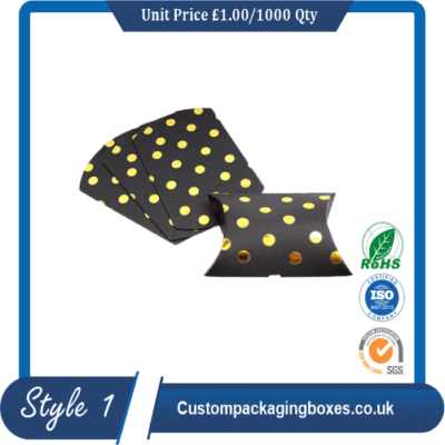 Custom Small Gift Pillow Boxes sample #1