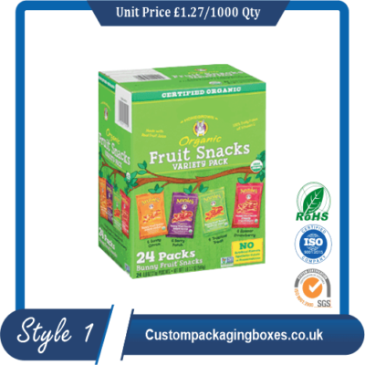 Custom Snacks Packaging Boxes sample #1