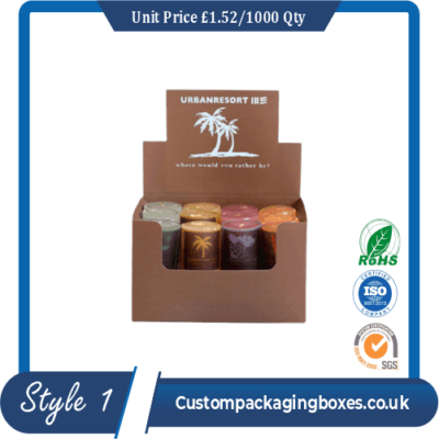 Printed Kraft Display Packaging Boxes sample #1