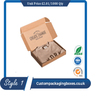 apparel packaging boxes printing sample #1
