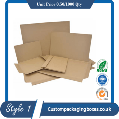 Flat-pack ecommerce boxes