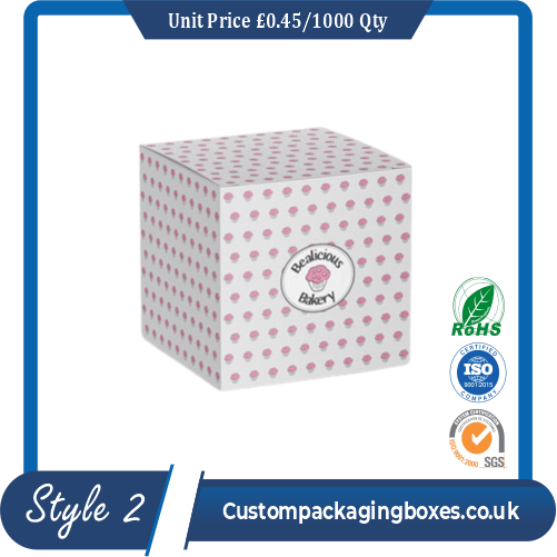 Tuck End Auto Bottom Cupcake Boxes sample #2