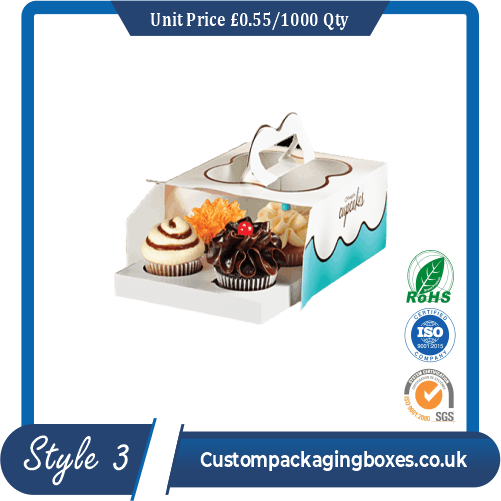 Tuck End Auto Bottom Cupcake Boxes sample #3