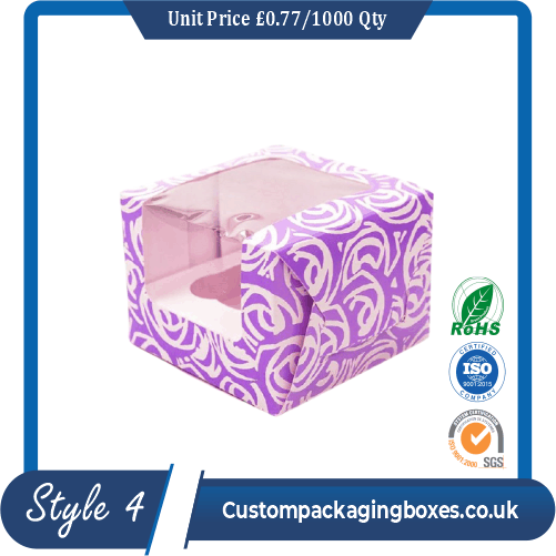 Tuck End Auto Bottom Cupcake Boxes sample #4