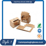 Box with window for food sample #1