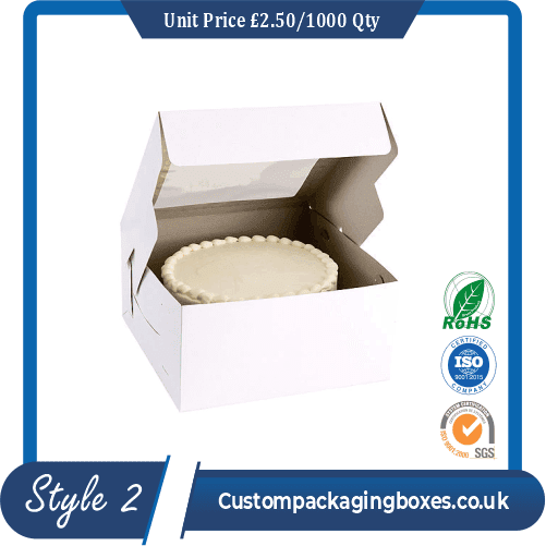 Cake Box With Hanger and Lid sample #2