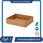 Cardboard tray sample #1