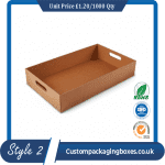 Cardboard tray sample #2