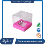Clear Cupcake Box sample #1