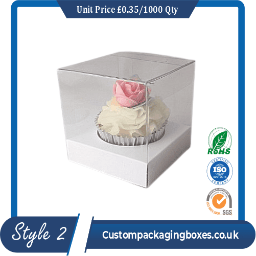 Clear Cupcake Box sample #2