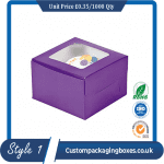 Simple Cupcake Box With Lid sample #1