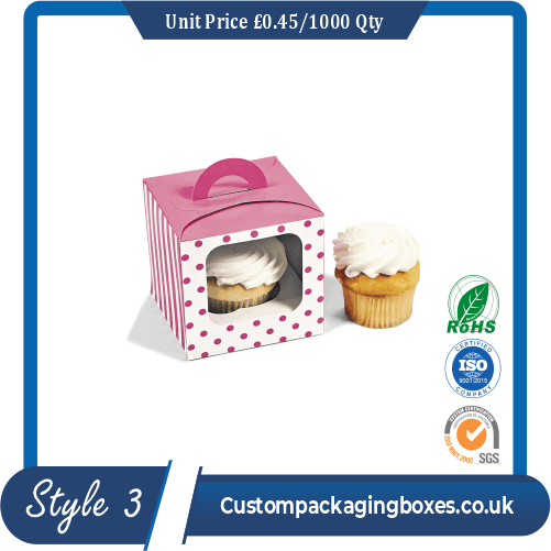 Simple Cupcake Box With Lid sample #3