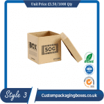 Square shipping boxes sample #3