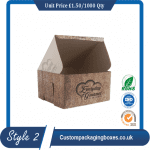 Custom Kraft Cake Boxes sample #2