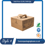 Custom Kraft Cake Boxes sample #4