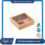 Custom Kraft Cookie Boxes sample #3