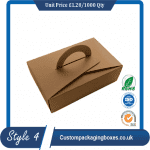 Custom Kraft Handle Boxes sample #4