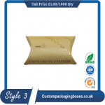 Custom Kraft Paper Pillow Soap Boxes sample #3