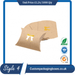 Custom Kraft Paper Pillow Soap Boxes sample #4
